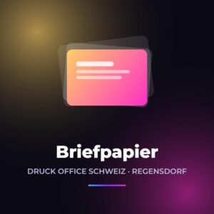 Briefpapier drucken – Druck Office Schweiz