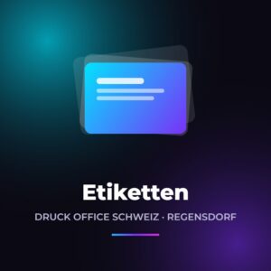 Etiketten drucken – Druck Office Schweiz